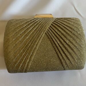 Elegant Gold Clutch Bag